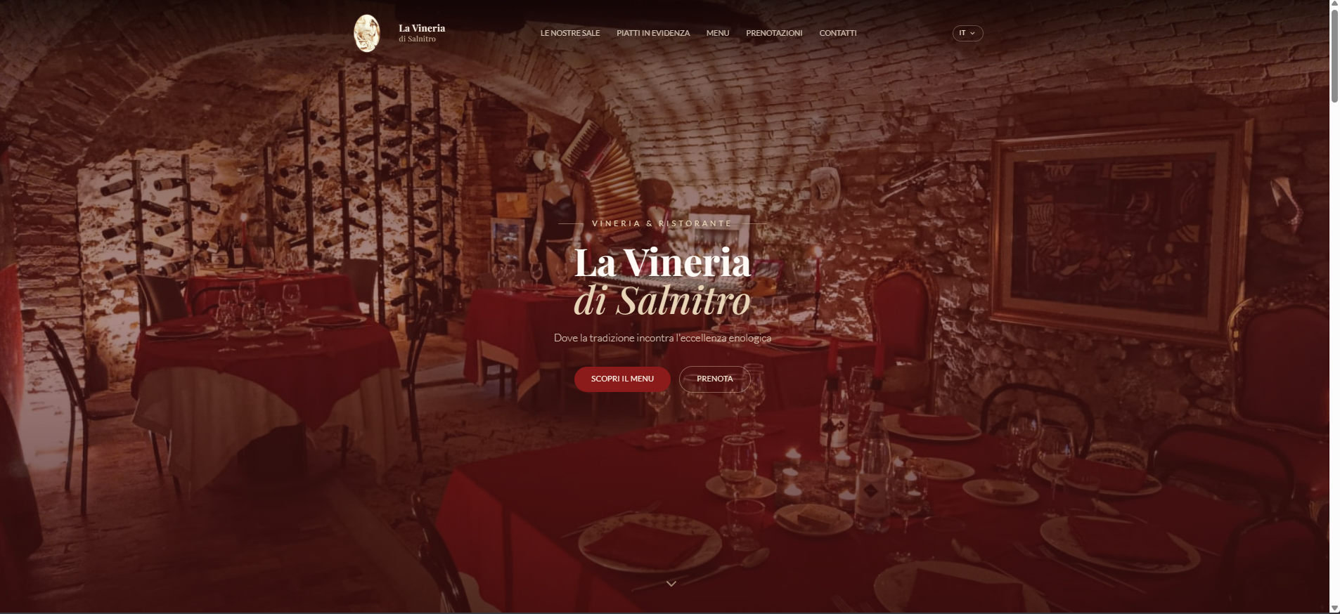 Vineria Restaurant Web